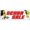 Signmission SCUBA SALE BANNER SIGN dive diving shop equipment diver tank rental filled B-72 Scuba Sale - alternate 1